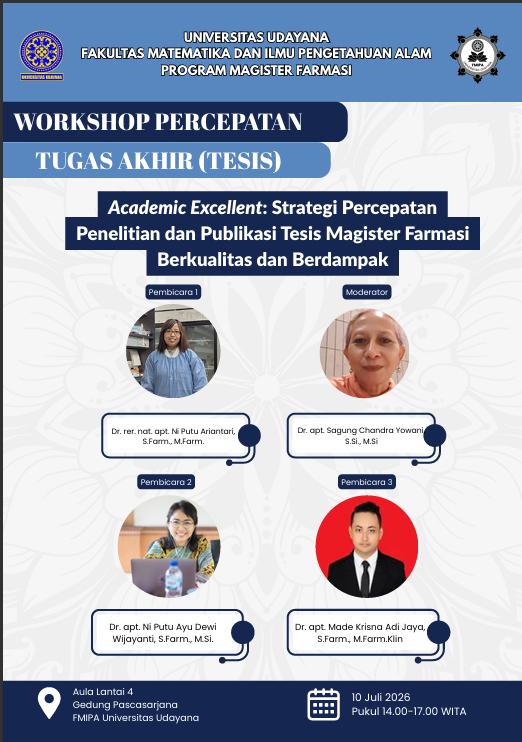 Workshop Percepatan Tesis Magister Farmasi Bekali Mahasiswa Strategi Lulus Tepat Waktu